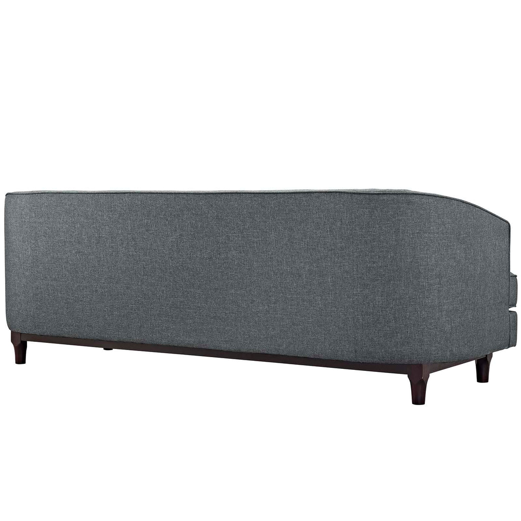 Coast Upholstered Fabric Sofa Gray EEI-2131-GRY
