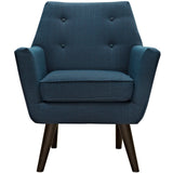 Posit Upholstered Fabric Armchair Azure EEI-2136-AZU