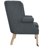 Chart Upholstered Fabric Lounge Chair Gray EEI-2146-GRY