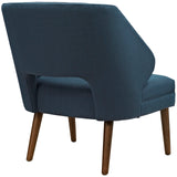 Dock Upholstered Fabric Armchair Azure EEI-2149-AZU