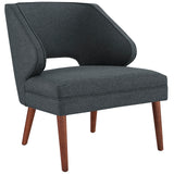 Dock Upholstered Fabric Armchair Gray EEI-2149-GRY