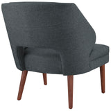 Dock Upholstered Fabric Armchair Gray EEI-2149-GRY