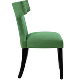 Curve Fabric Dining Chair Kelly Green EEI-2221-GRN