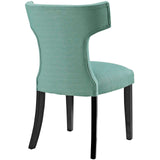 Curve Fabric Dining Chair Laguna EEI-2221-LAG