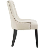 Regent Tufted Fabric Dining Side Chair Beige EEI-2223-BEI