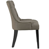 Regent Tufted Fabric Dining Side Chair Granite EEI-2223-GRA