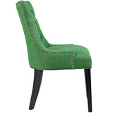 Regent Tufted Fabric Dining Side Chair Kelly Green EEI-2223-GRN