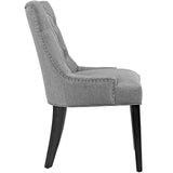 Regent Tufted Fabric Dining Side Chair Light Gray EEI-2223-LGR