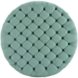Amour Upholstered Fabric Ottoman Laguna EEI-2225-LAG