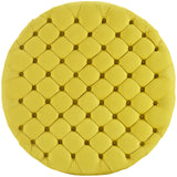 Amour Upholstered Fabric Ottoman Sunny EEI-2225-SUN