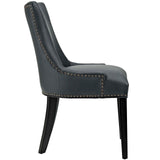 Marquis Faux Leather Dining Chair Black EEI-2228-BLK