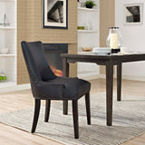 Marquis Faux Leather Dining Chair Black EEI-2228-BLK
