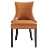 Modway Furniture Marquis Vegan Leather Dining Chair 0423 Tan EEI-2228-TAN