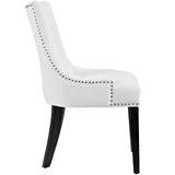 Marquis Faux Leather Dining Chair White EEI-2228-WHI