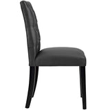 Duchess Vinyl Dining Chair Black EEI-2230-BLK