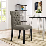 Duchess Fabric Dining Chair Granite EEI-2231-GRA