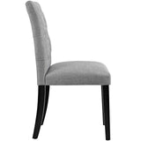 Duchess Fabric Dining Chair Light Gray EEI-2231-LGR