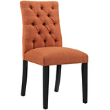 Duchess Fabric Dining Chair Orange EEI-2231-ORA
