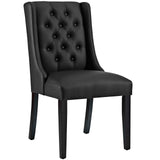 Baronet Vinyl Dining Chair Black EEI-2234-BLK