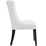 Baronet Vinyl Dining Chair White EEI-2234-WHI