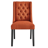 Modway Furniture Baronet Button Tufted Fabric Dining Chair XRXT Orange EEI-2235-ORA