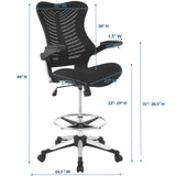 Charge Drafting Chair Black EEI-2286-BLK