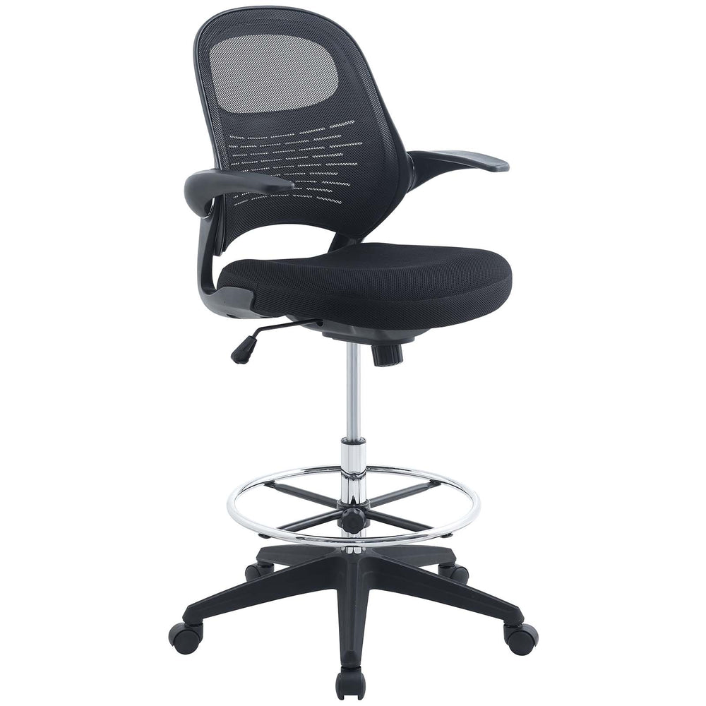 Stealth Drafting Chair Black EEI-2290-BLK