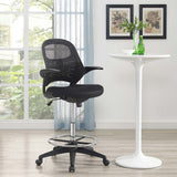 Stealth Drafting Chair Black EEI-2290-BLK