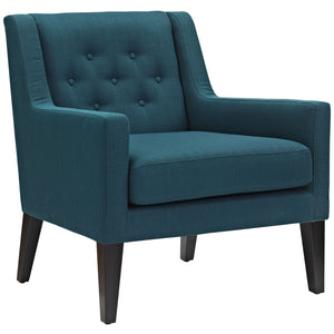 Earnest Upholstered Fabric Armchair Azure EEI-2308-AZU