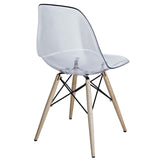 Pyramid Dining Side Chair Clear EEI-2315-CLR