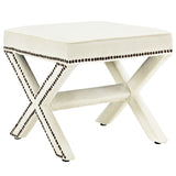 Rivet Bench Ivory EEI-2324-IVO