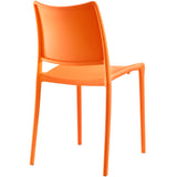 Hipster Dining Side Chair Set of 2 Orange EEI-2424-ORA-SET