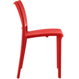 Hipster Dining Side Chair Set of 2 Red EEI-2424-RED-SET