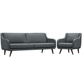 Verve Living Room Set Set of 2 Gray EEI-2447-GRY-SET