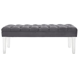 Valet Performance Velvet Bench Gray EEI-2460-GRY