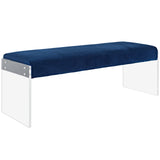 Roam Performance Velvet Bench Navy EEI-2461-NAV