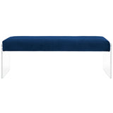 Roam Performance Velvet Bench Navy EEI-2461-NAV