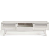 Render 59” TV Stand White EEI-2541-WHI