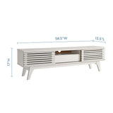 Render 59” TV Stand White EEI-2541-WHI