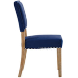 Oblige Wood Dining Chair Navy EEI-2547-NAV