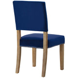 Oblige Wood Dining Chair Navy EEI-2547-NAV