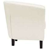 Prospect Performance Velvet Armchair Ivory EEI-2613-IVO