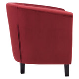 Prospect Performance Velvet Armchair Maroon EEI-2613-MAR