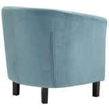 Prospect Performance Velvet Armchair Sea Blue EEI-2613-SEA