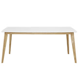 Stratum 71" Dining Table White EEI-2668-WHI