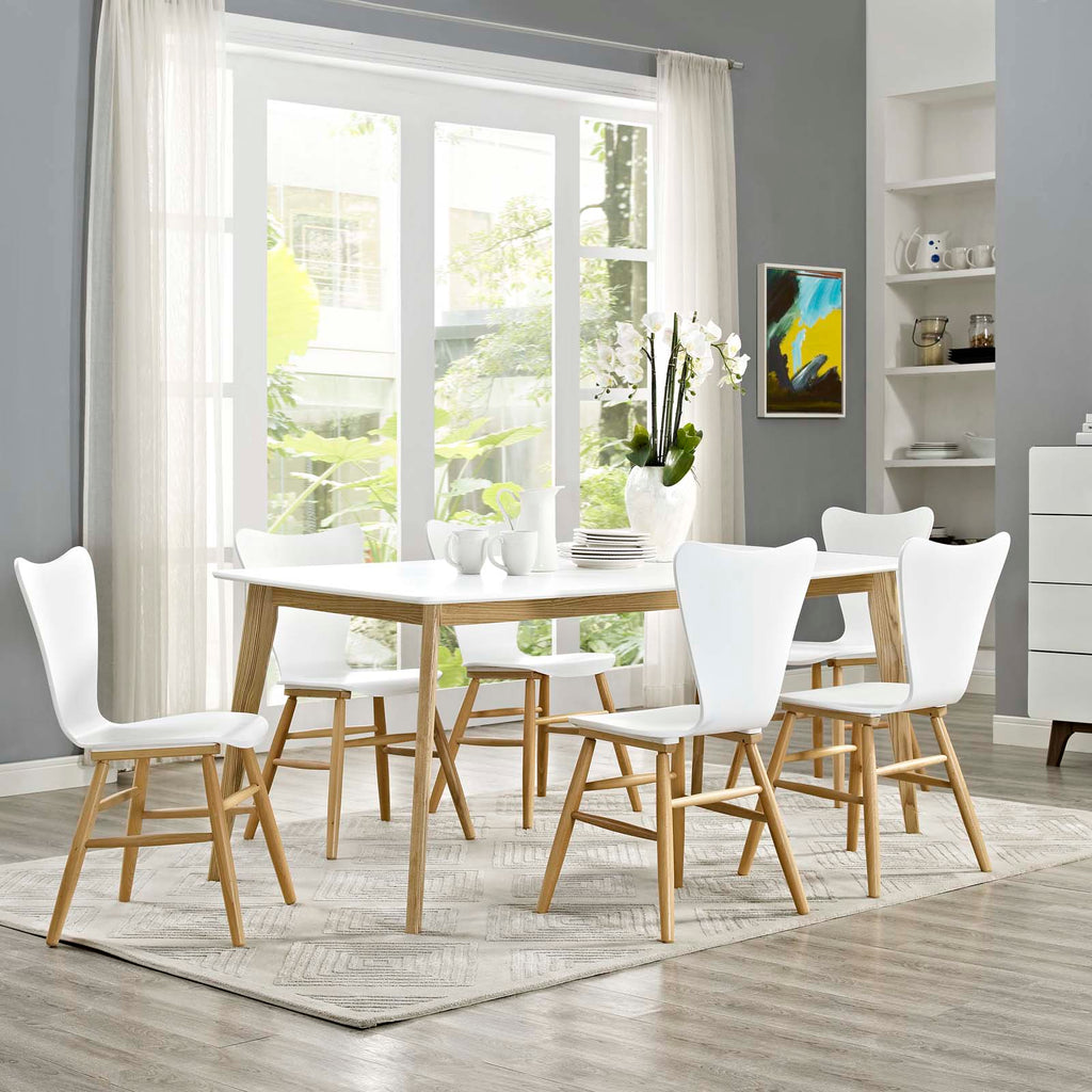 Stratum 71" Dining Table White EEI-2668-WHI