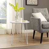 Digress Side Table White EEI-2677-WHI