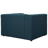 Mingle Upholstered Fabric Armchair Blue EEI-2718-BLU