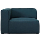 Mingle Fabric Left-Facing Sofa Blue EEI-2720-BLU