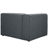 Mingle Fabric Left-Facing Sofa Gray EEI-2720-GRY